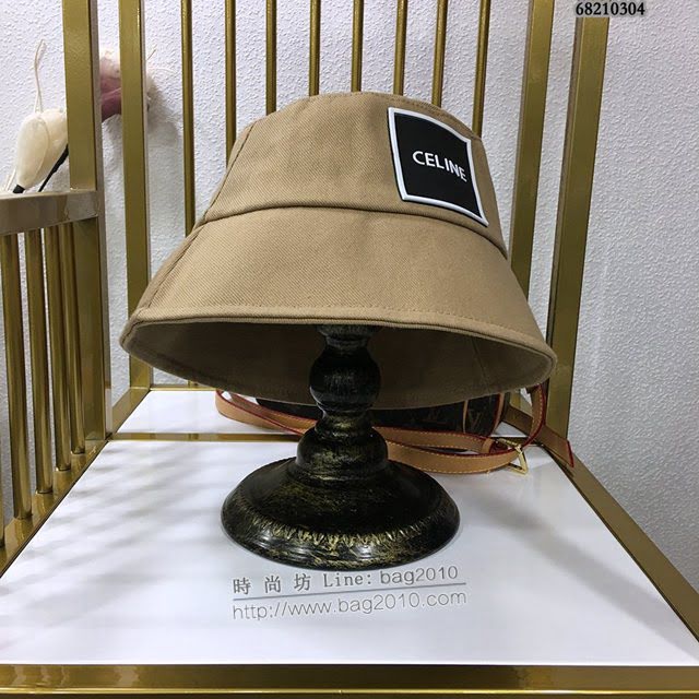 CELINE男女同款帽子 賽琳遮臉漁夫帽遮陽帽  mm1096